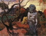 Presence of the Bad Dermon Paul Gauguin
